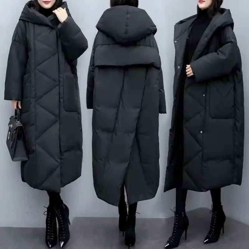 European Winter New Down Cotton Women Coat Large Loose Medium Length Windproof Hood Warm Down Cotton Coat Women Parkas S-3XL
European Winter New Down Cotton Women Coat Large Loose Medium Length Windproof Hood Warm Down Cotton Coat Women Parkas S-3XL