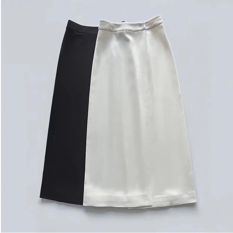 

Slimming Acetic Acid Wrapped Skirt, Hanging Straight Sleeve, Hip, Exquisite Commuting, Early Spring, New, 2022