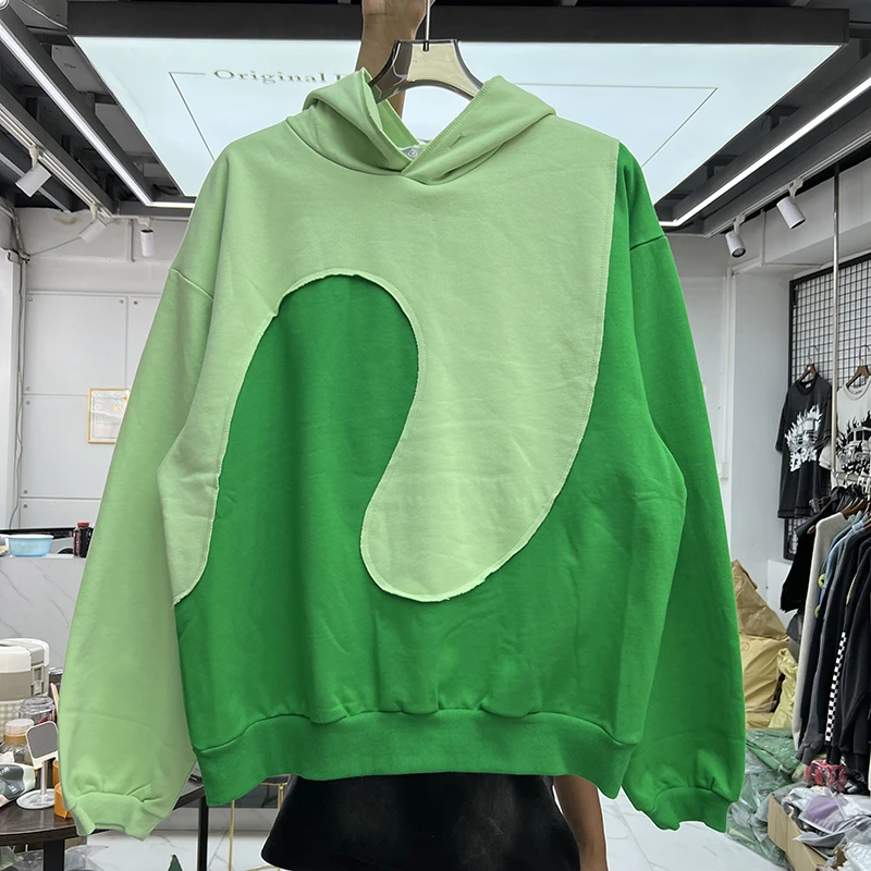 Pullover ERL Vintage Swirl Hoodie men women Irregular Patchwork Fleece justin bieber hoody Sweatshirts
Pullover ERL Vintage Swirl Hoodie men women Irregular Patchwork Fleece justin bieber hoody Sweatshirts