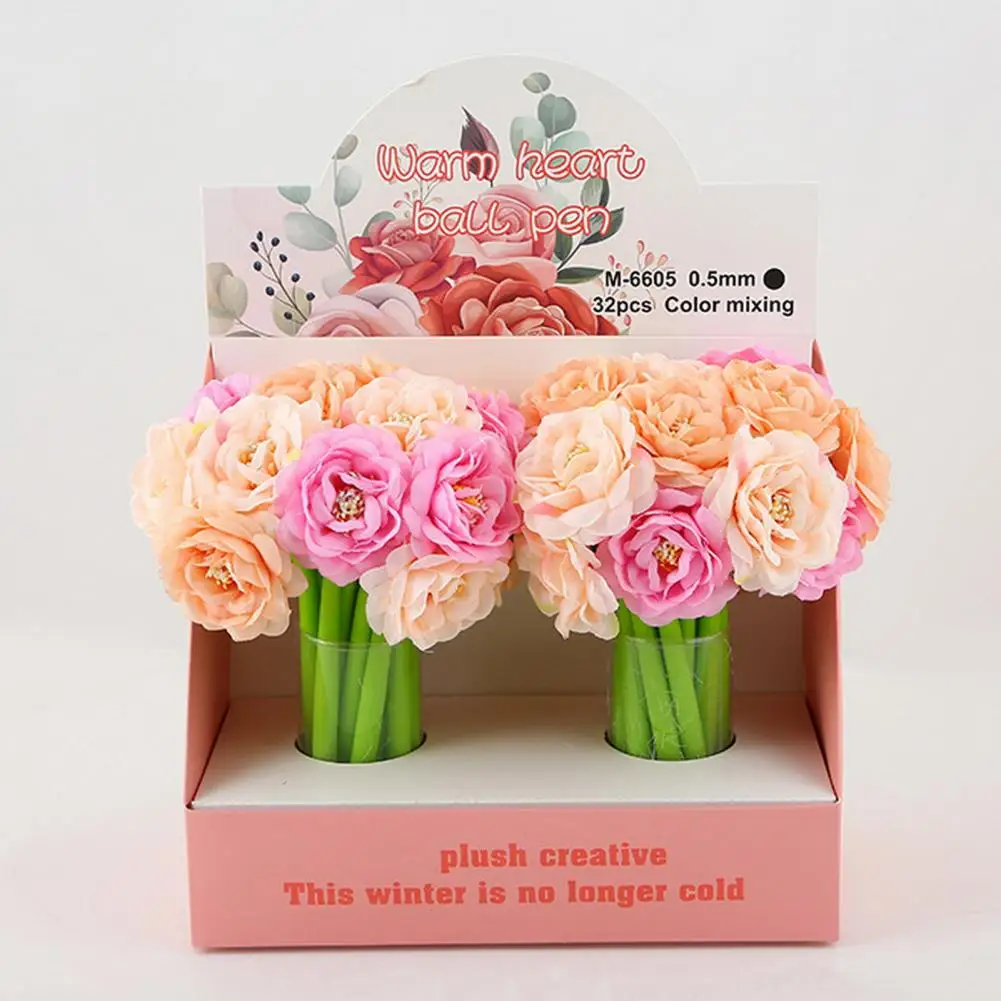 Flower Shape Pens 2Pcs Attractive Tasteless Flower Head Gel Ink Pens Teachers Day Gift for Office
Flower Shape Pens 2Pcs Attractive Tasteless Flower Head Gel Ink Pens Teachers Day Gift for Office