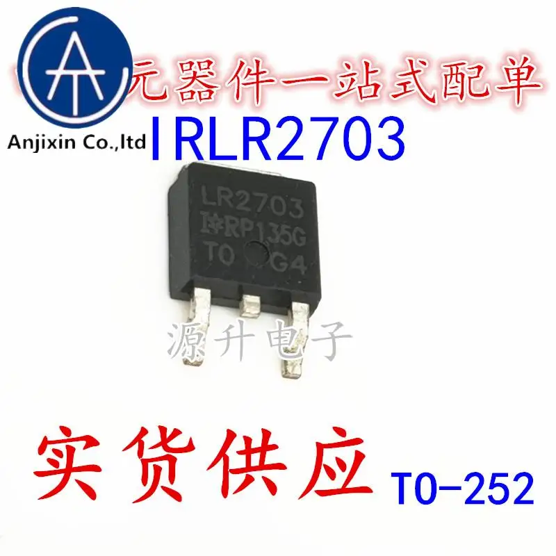 30PCS 100% orginal new IRLR2703 LR2703 field effect MOS tube TO-252 N channel 30V 23A
30PCS 100% orginal new IRLR2703 LR2703 field effect MOS tube TO-252 N channel 30V 23A