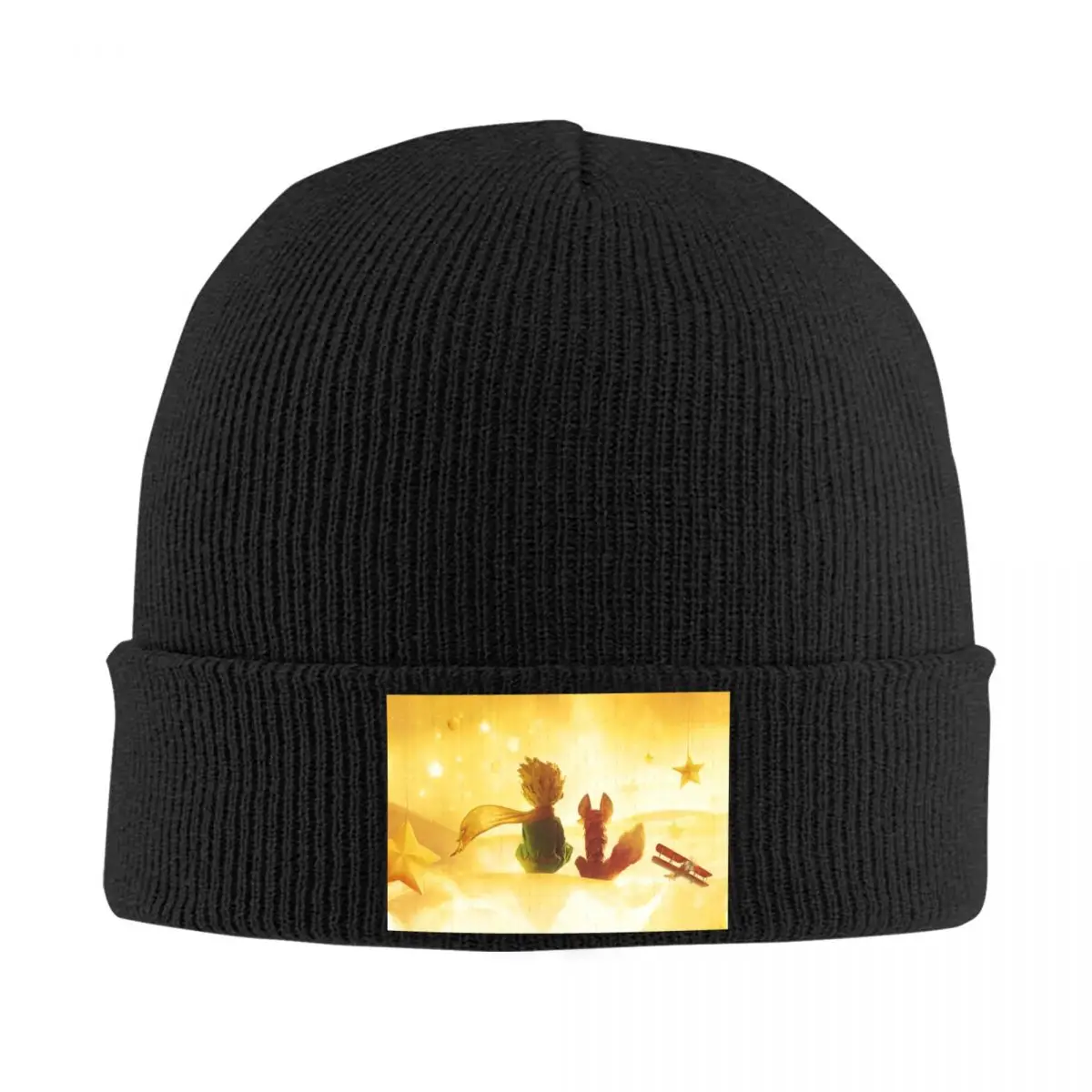 

The Little Prince Bonnet Hats Hip Hop Knitting Hat Men Women Winter Warm French Fiction Le Petit Prince Skullies Beanies Caps