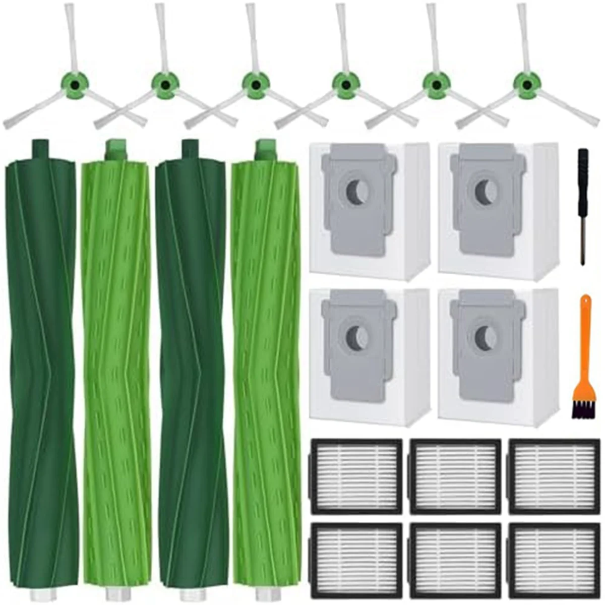 Сменные аксессуары для iRobot Roomba I7 + J7 I8 I8 + I3 I4 I4 + I6 I6 + J7 +, пылесборники, фильтры, боковые щетки
Сменные аксессуары для iRobot Roomba I7 + J7 I8 I8 + I3 I4 I4 + I6 I6 + J7 +, пылесборники, фильтры, боковые щетки