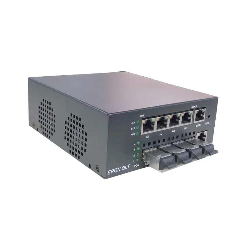 

Premier fiber fusion VFL epon 2 4 pon 2 4 8 16 port Ftth olt mini fiber optic equipment 4 ports olt Rj45 uplinks epon olt gepon