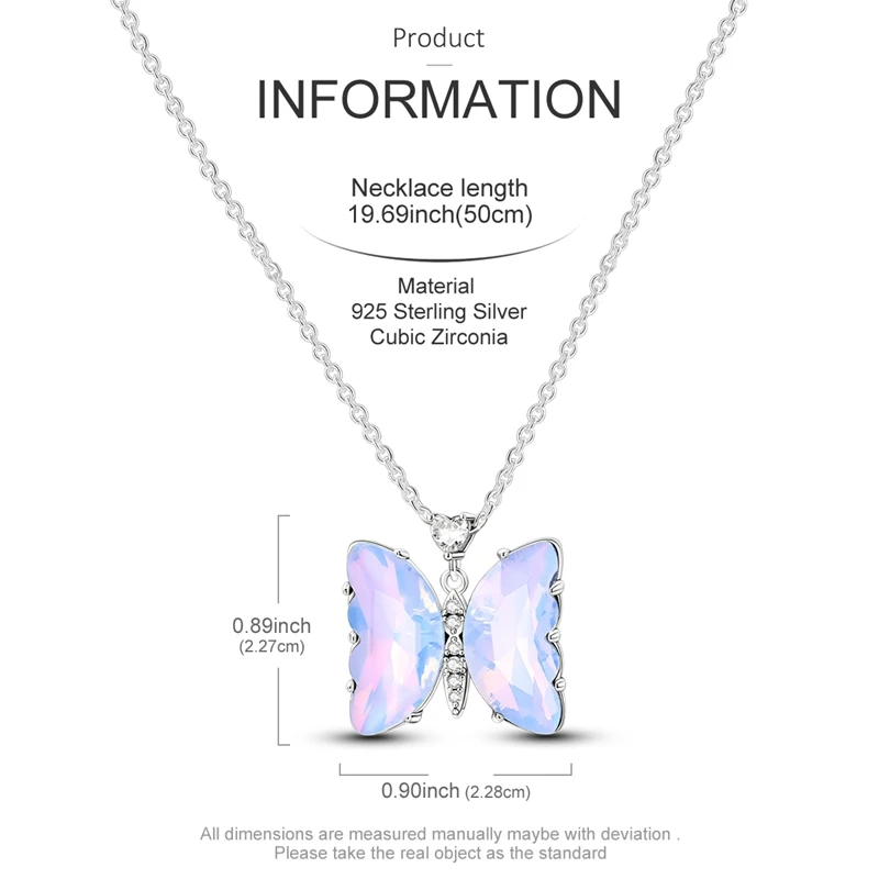 925 Sterling Silver Butterfly Necklace Dragonfly Flower Necklace Luminous Firefly Pendant Necklace For Women's Exquisite Jewelry 18 Mallzona S974437be88fd4ec9ab82e22f4c3f6e3fI 925 Sterling Silver Butterfly Necklace Dragonfly Flower Necklace Luminous Firefly Pendant Necklace For Women's Exquisite Jewelry Mallzona