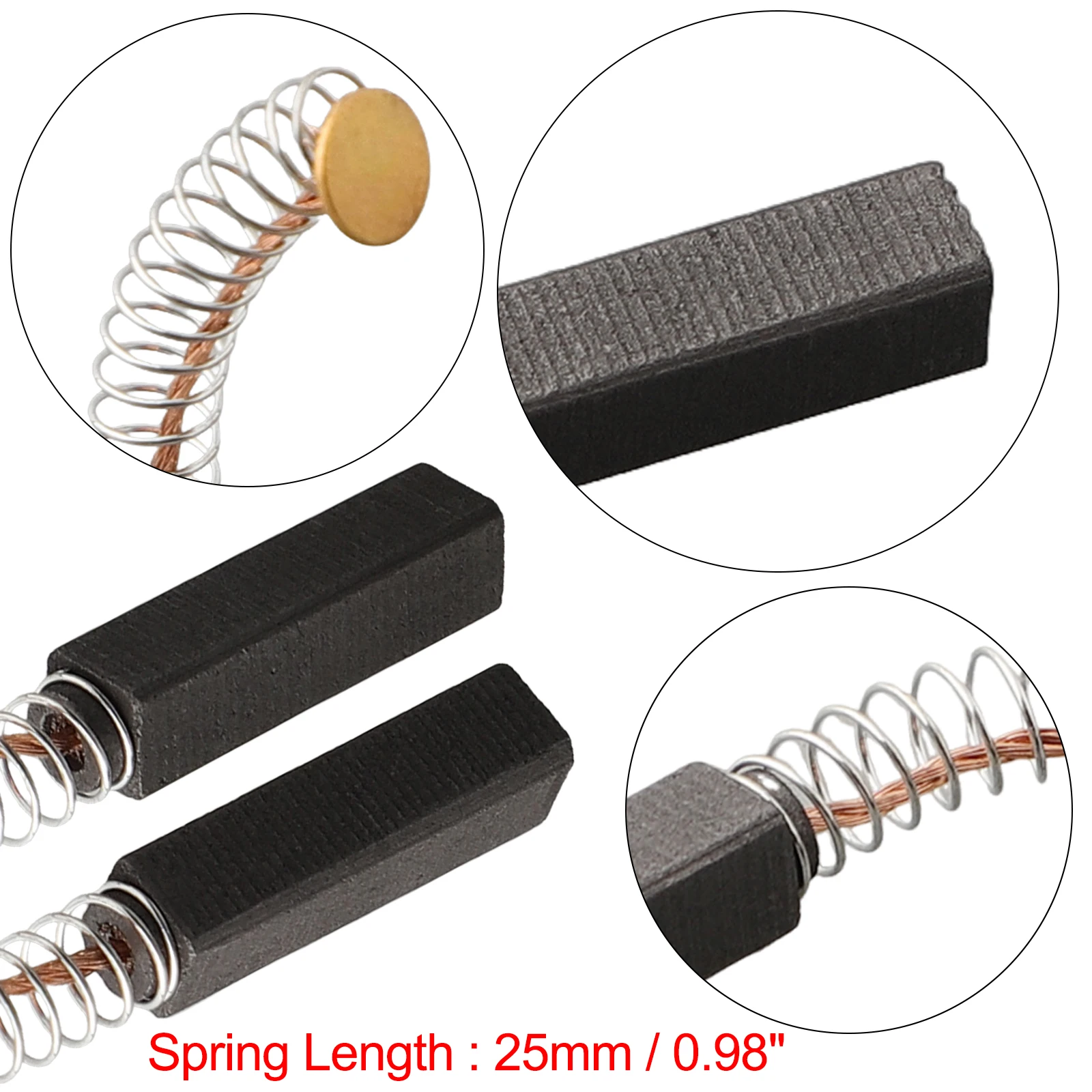 Motor Component Carbon Brushes Compatible with Various Power Tools and Motors Giving Life to Old Tools Pack of 2
Motor Component Carbon Brushes Compatible with Various Power Tools and Motors Giving Life to Old Tools Pack of 2