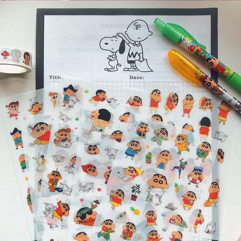 Crayon Shin-Chan Kawaii Waterproof Cartoon Sticker Cute Periphery Adorkable Hand Account Phone Case Decorate Children Diy Gifts
Crayon Shin-Chan Kawaii Waterproof Cartoon Sticker Cute Periphery Adorkable Hand Account Phone Case Decorate Children Diy Gifts