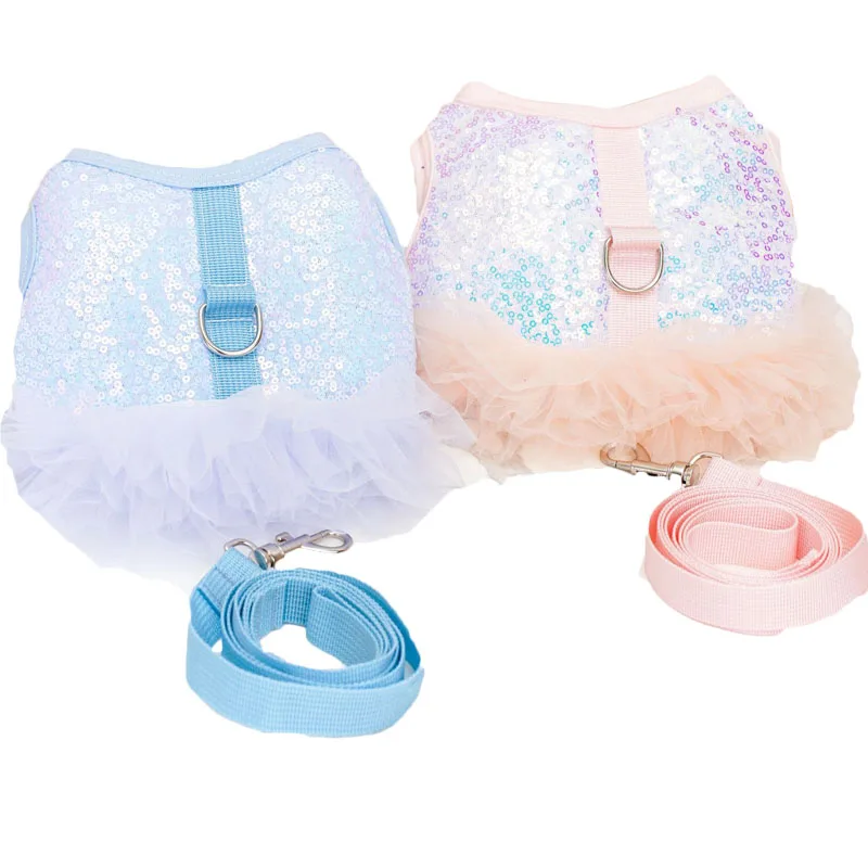 Girls Pet Dog Harness Mermaid Tutu Dog Vest Harness With Leash Set Pink Blue Chest Strap Clothes Puppy Kitten Dress Harnesses XL
Girls Pet Dog Harness Mermaid Tutu Dog Vest Harness With Leash Set Pink Blue Chest Strap Clothes Puppy Kitten Dress Harnesses XL
