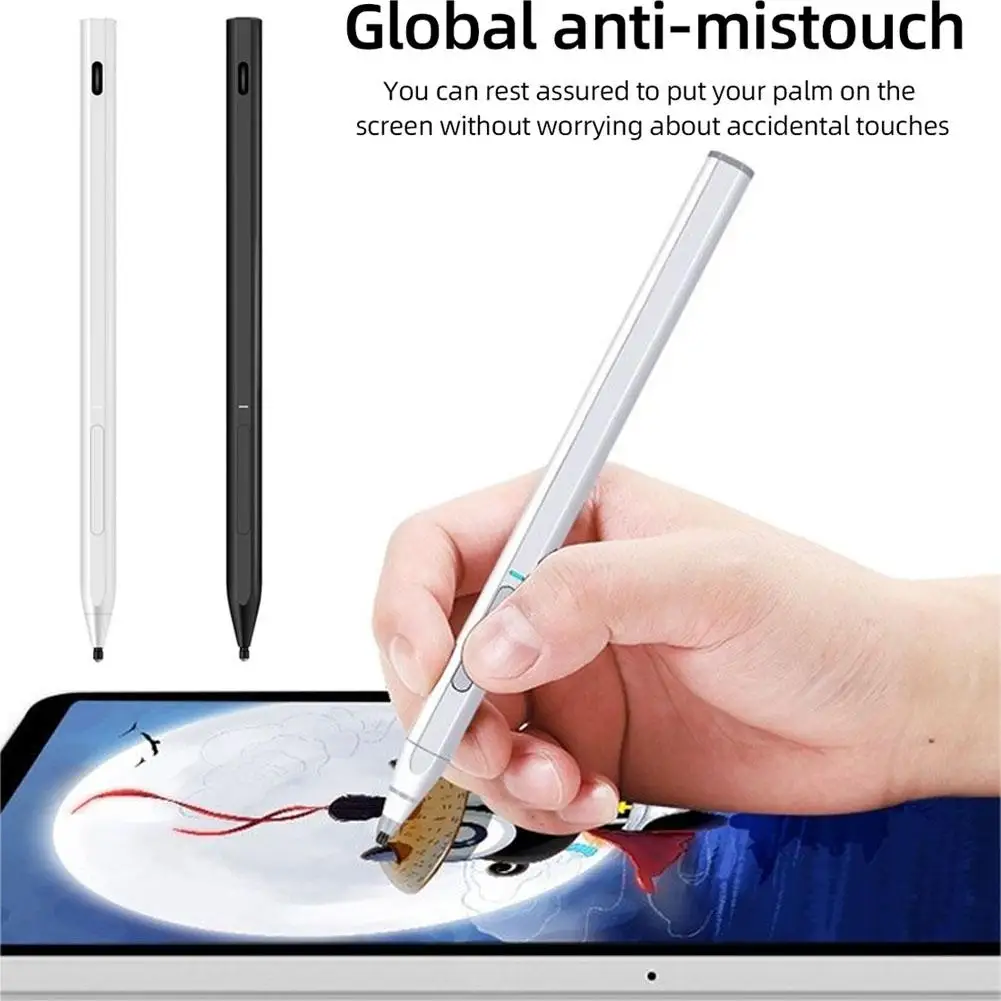 

For USI Screens Stylus Pencil Rechargeable 4096 Pressure Sensitive Palm Rejection For Lenovo HP Samsung ASUS Chromebo M6C8