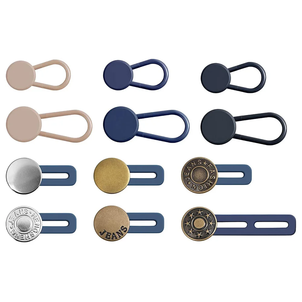 Adjustable Button Waist Extender Elastic Metal Waistband Extender for Women Men Jeans Pack of 12 Sizes and Colors
Adjustable Button Waist Extender Elastic Metal Waistband Extender for Women Men Jeans Pack of 12 Sizes and Colors