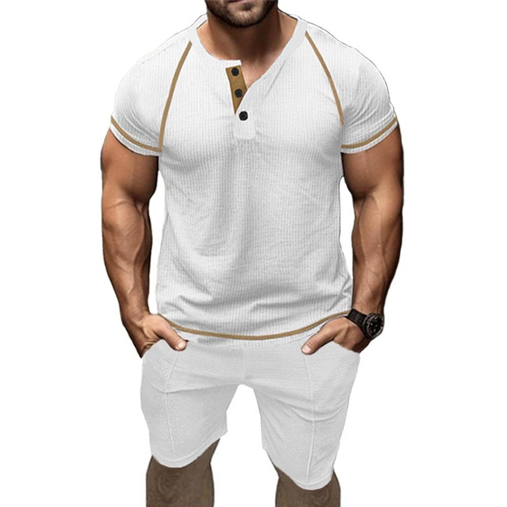 T Shirt Men Top Daily Holiday Black Casual Colorblock Gray O Neck Polyester Short Sleeve Shorts Slight Stretch
T Shirt Men Top Daily Holiday Black Casual Colorblock Gray O Neck Polyester Short Sleeve Shorts Slight Stretch