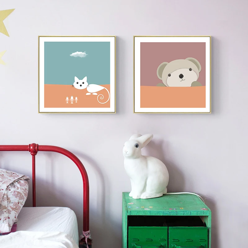 Cartoon Poster Kindergarten Wall Print, Murals Children's Room Decorative Paintings Animal Pictures Canvas Paintings, Boys and G
Cartoon Poster Kindergarten Wall Print, Murals Children's Room Decorative Paintings Animal Pictures Canvas Paintings, Boys and G