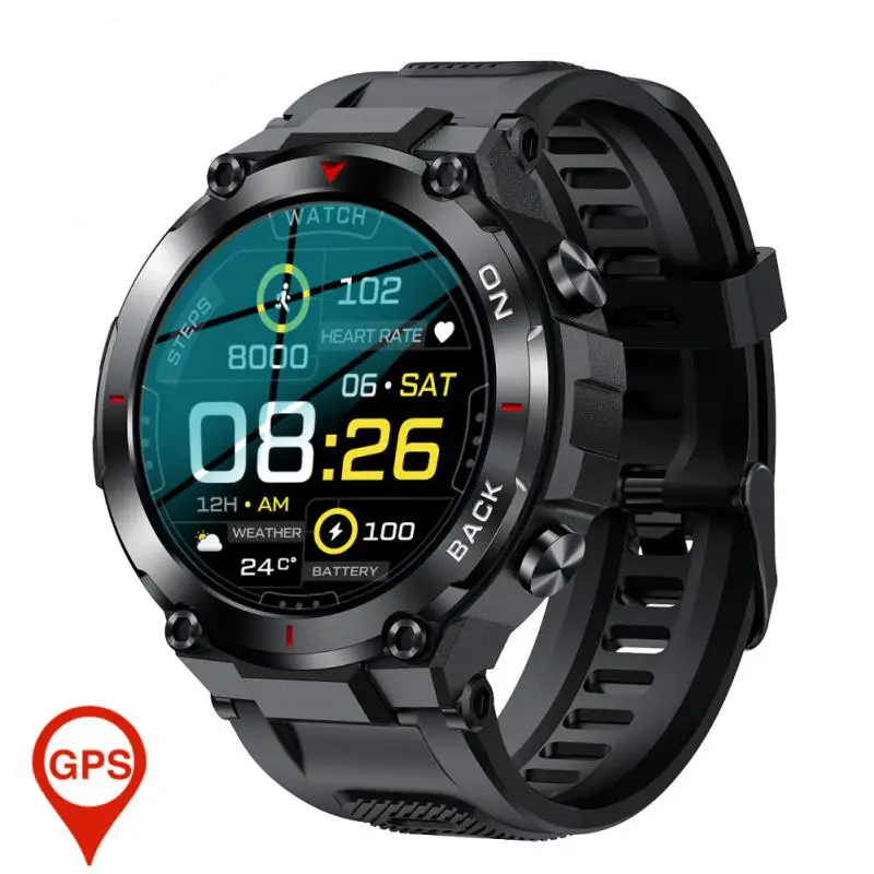 

Smart Watch Men 2023 New Outdoor Sports Watches Waterproof Fitness 24-hour Heartrate Blood Oxygen Monitor Smartwatch For