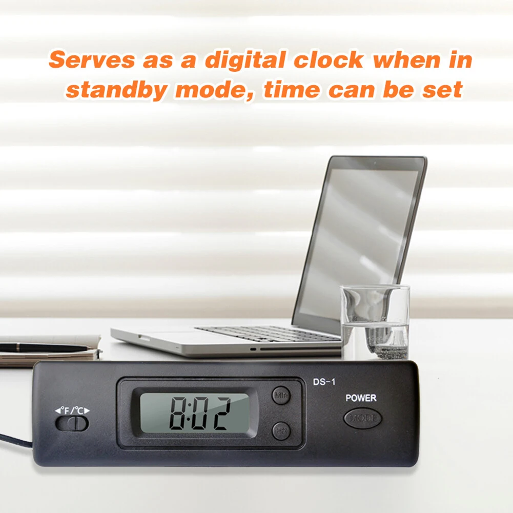 1x Car Thermometer Equipped With External Waterproof Probe With 115cm Thin Cable For Long Distance Temperature Measurement
1x Car Thermometer Equipped With External Waterproof Probe With 115cm Thin Cable For Long Distance Temperature Measurement