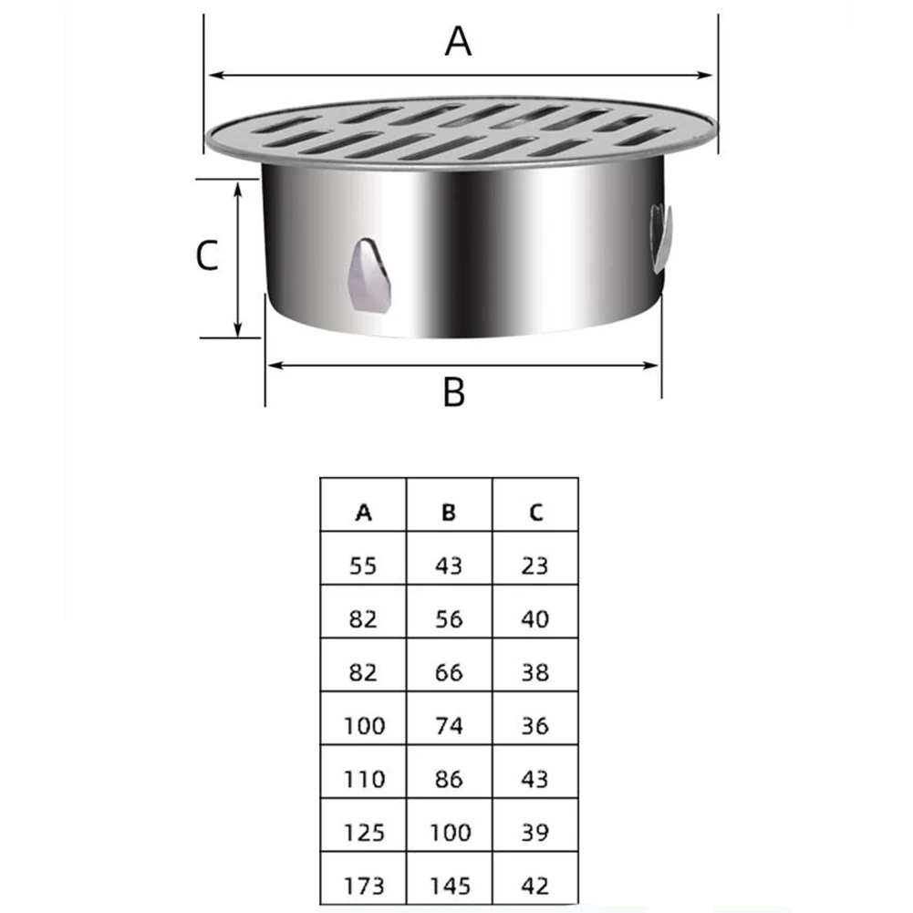 Cover Floor Drain 304 Stainless Steel Accessory Adapter Assembly Drainage Roof Fitting Replacement High Quality
Cover Floor Drain 304 Stainless Steel Accessory Adapter Assembly Drainage Roof Fitting Replacement High Quality