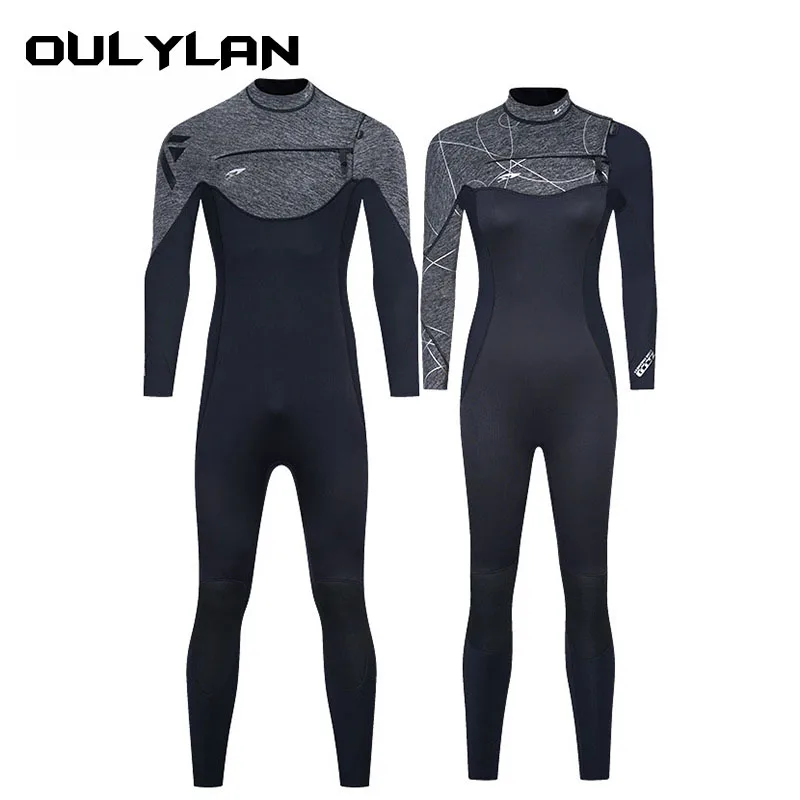 

Oulylan Men Wetsuit 2/3mm Neoprene Surfing Scuba Diving suit Snorkeling Swimming Women Wet Suit Surf Kitesurf Spearfishing