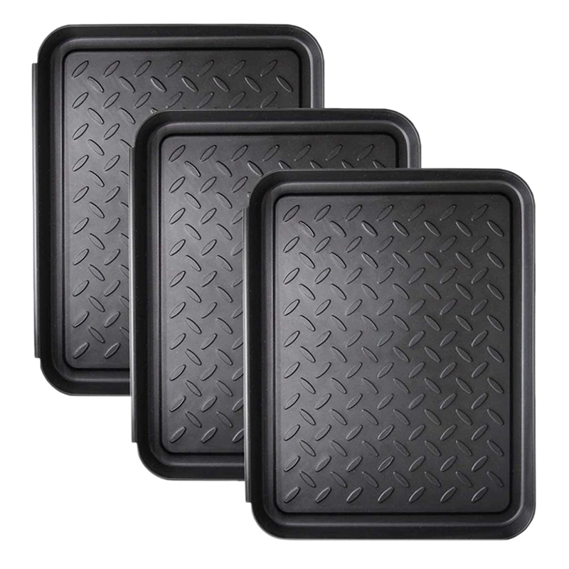 9PCS Boot Tray Heavy Duty Shoe Mat Trays,Storage Tray,Dog Bowl Or Cat Bowl Mats Trap Mud To Protect Floor 13.7X10.8 Inch
9PCS Boot Tray Heavy Duty Shoe Mat Trays,Storage Tray,Dog Bowl Or Cat Bowl Mats Trap Mud To Protect Floor 13.7X10.8 Inch