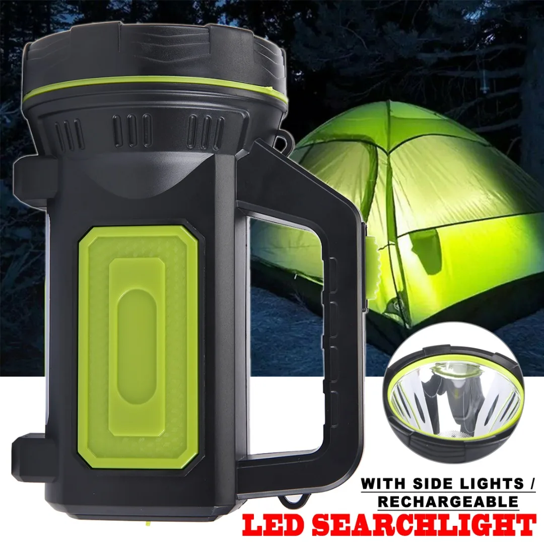 Super Bright LED Searchlight Spotlight USB Rechargeable Portable Spotlights Hand Outdoor Torch Work Light Camping Lantern
Super Bright LED Searchlight Spotlight USB Rechargeable Portable Spotlights Hand Outdoor Torch Work Light Camping Lantern