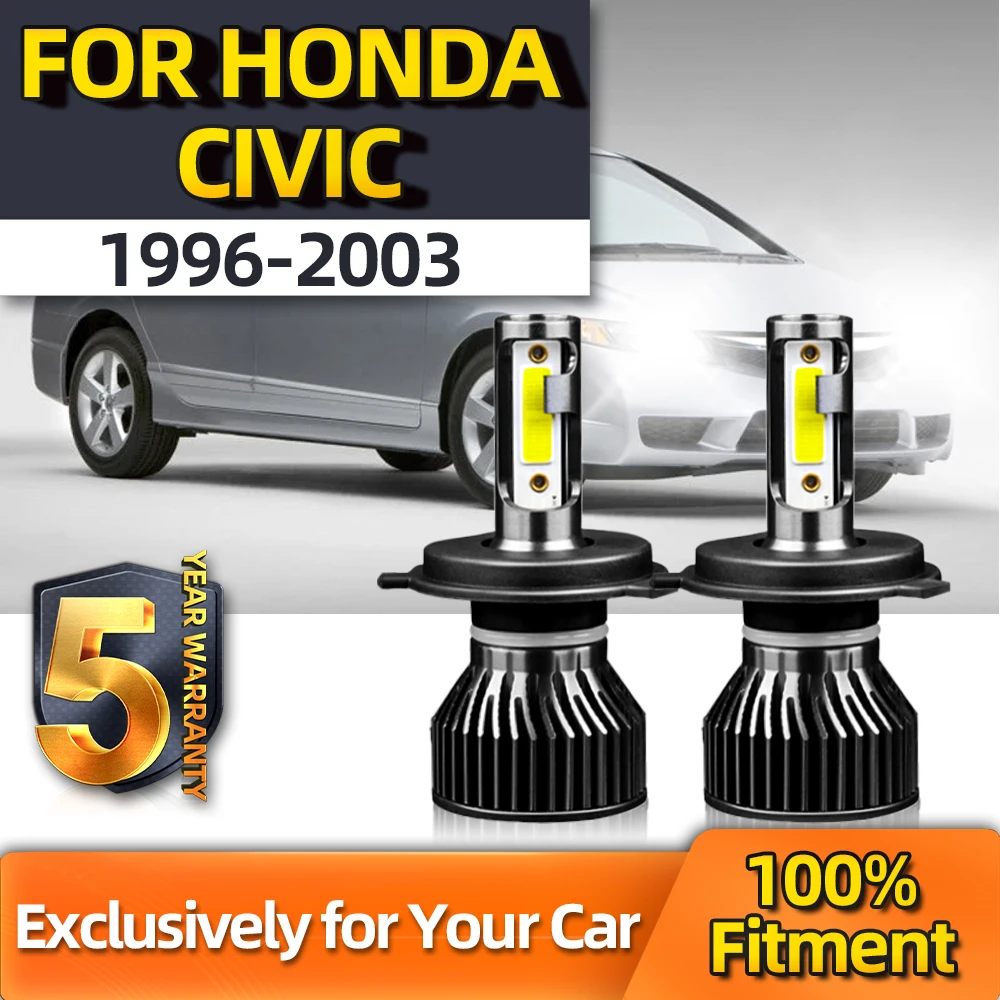 Crossfox Auto Led Headlight All-in-one H4 Car CSP Chip Lamp 6000K For Honda Civic 1996 1997 1998 1999 2000 2001 2002 2003
Crossfox Auto Led Headlight All-in-one H4 Car CSP Chip Lamp 6000K For Honda Civic 1996 1997 1998 1999 2000 2001 2002 2003