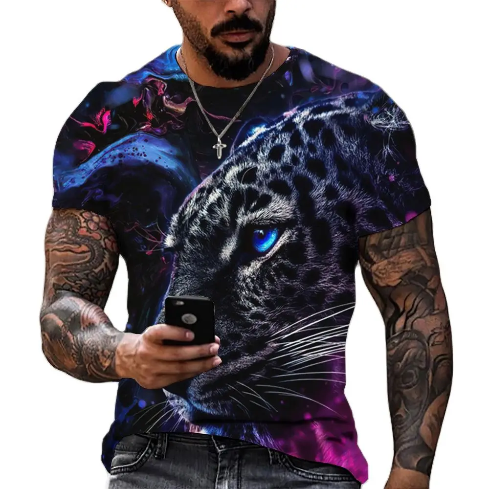 New Tiger Fighting Animal Beast Fierce Lion/Leopard Print 3D T-shirt for Men's Short Sleeve Oversized Tops Men Design Clothes
New Tiger Fighting Animal Beast Fierce Lion/Leopard Print 3D T-shirt for Men's Short Sleeve Oversized Tops Men Design Clothes