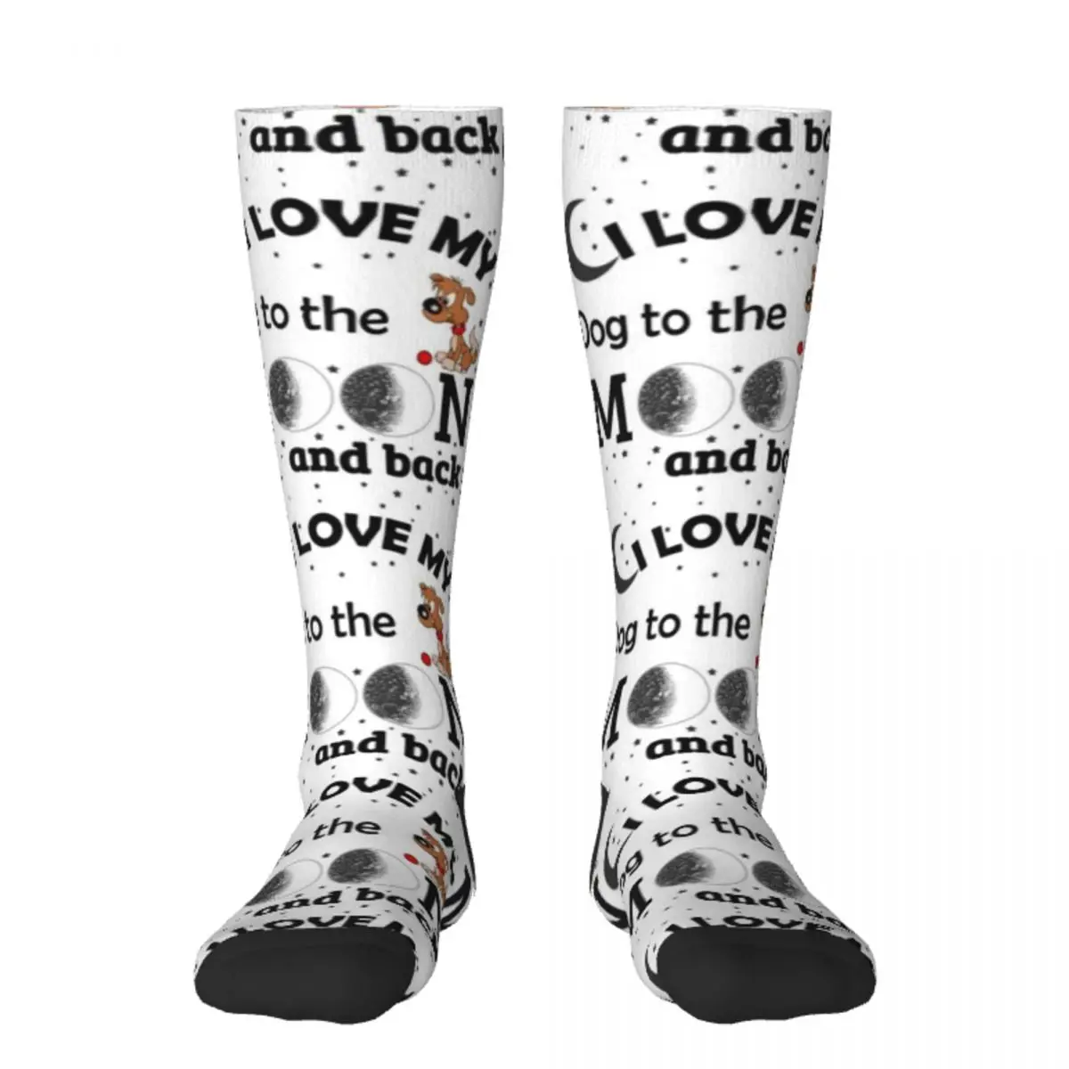 Носки с надписью «I Love My Dog to The Moon And Back», идеи для подарка на Рождество и день рождения (черный шрифт), мужские носки для регби, женские
Носки с надписью «I Love My Dog to The Moon And Back», идеи для подарка на Рождество и день рождения (черный шрифт), мужские носки для регби, женские