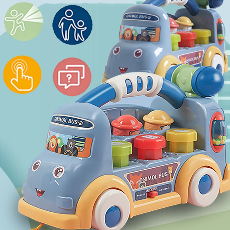 Children's Bus Toys Playing Hamsters Hitting and Touching Cars Early Education Puzzle Boy and Girl Gifts 0-1-3 Years Old 2
Children's Bus Toys Playing Hamsters Hitting and Touching Cars Early Education Puzzle Boy and Girl Gifts 0-1-3 Years Old 2
