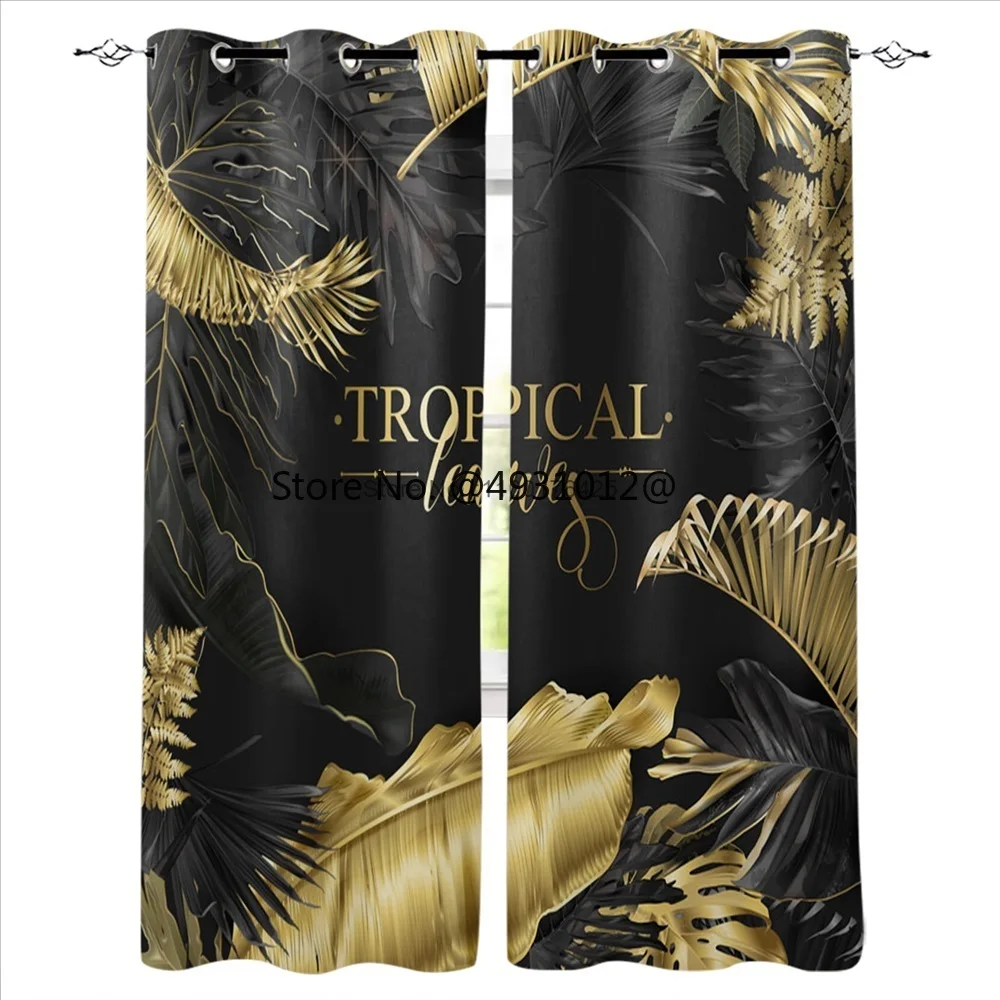 2023 Golden Leaves Black Background Blackout Curtains for Living Room Kitchen Bedroom Decorative Window Treatments Drapes
2023 Golden Leaves Black Background Blackout Curtains for Living Room Kitchen Bedroom Decorative Window Treatments Drapes
