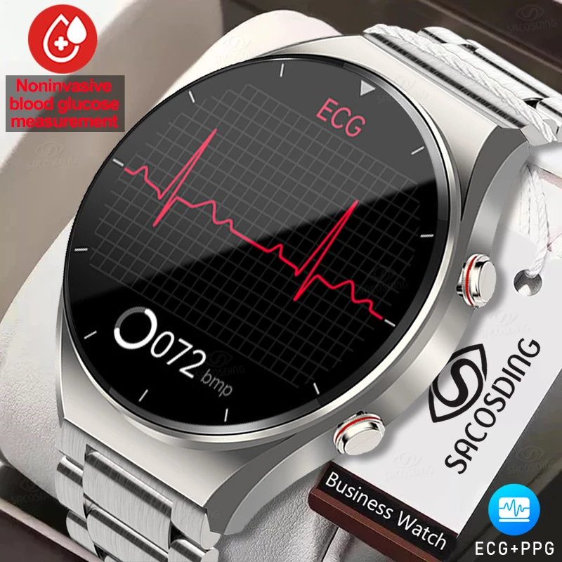 Healthy Blood Sugar Smart Watch Men ECG+PPG Precise Body Temperature Heart Rate Monitor Smartwatch HRV Blood Pressure Watch 2023
Healthy Blood Sugar Smart Watch Men ECG+PPG Precise Body Temperature Heart Rate Monitor Smartwatch HRV Blood Pressure Watch 2023