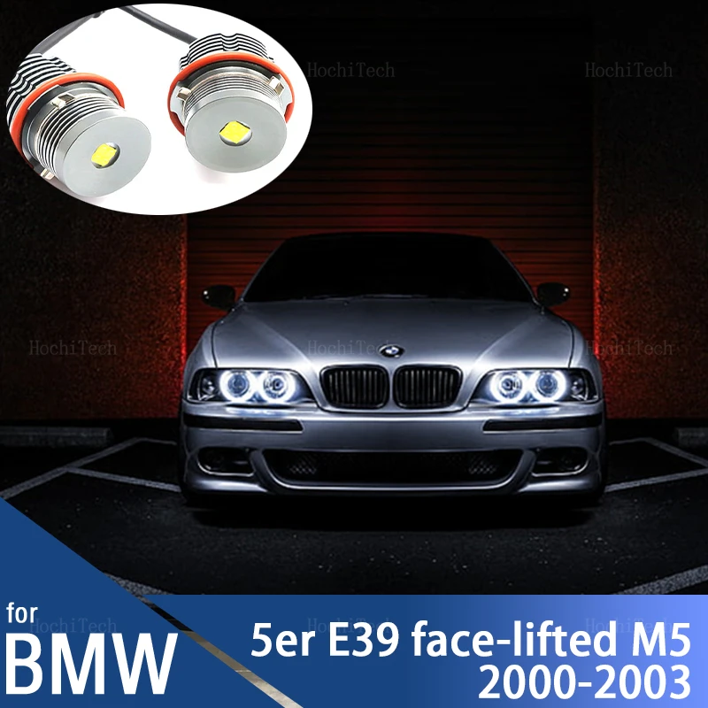 

60W White LED Car Halo Rings Angel Eyes Bulbs for BMW 5 series E39 M5 face-lifted 520i 523i 525i 528i 530i 535i 540i 2000-2003