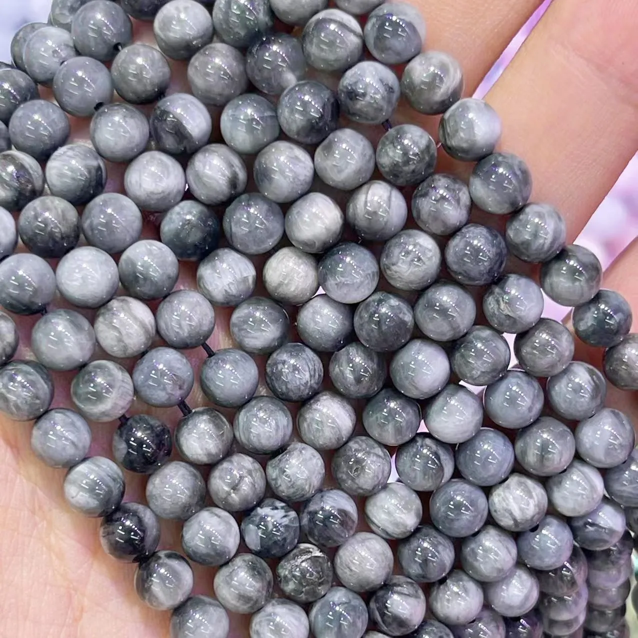 Top Grade Natural Hawks Eye Stone Round Beads 4/6/8/10/12MM Gray Eagle Eye's Stone Beads Tiger Eyes Noble Gems For DIY Jewelry
Top Grade Natural Hawks Eye Stone Round Beads 4/6/8/10/12MM Gray Eagle Eye's Stone Beads Tiger Eyes Noble Gems For DIY Jewelry