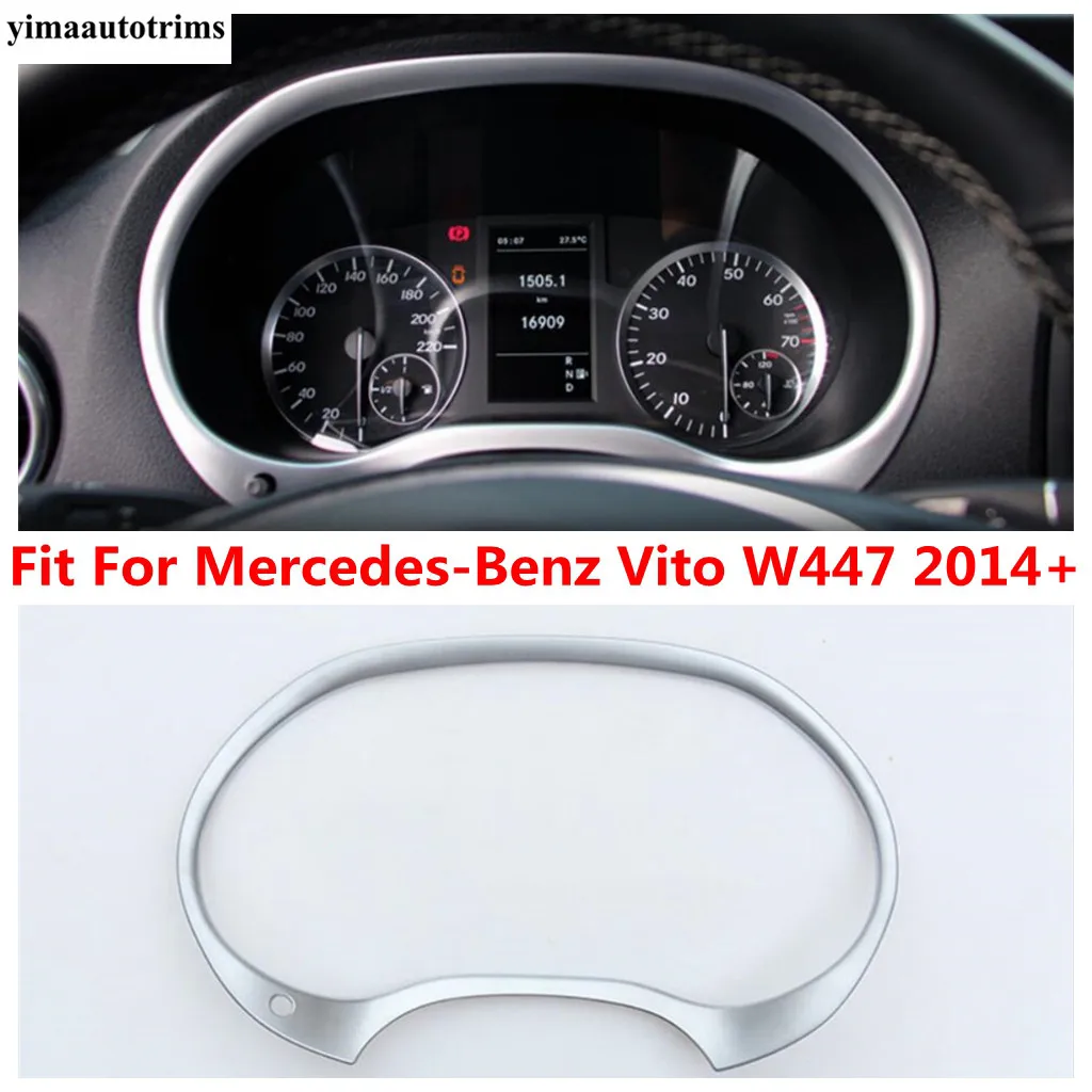 

Dashboard Instrument Panel Screen Frame Decoration Cover Trim For Mercedes-Benz Vito W447 2014 - 2021 Matte Interior Accessories