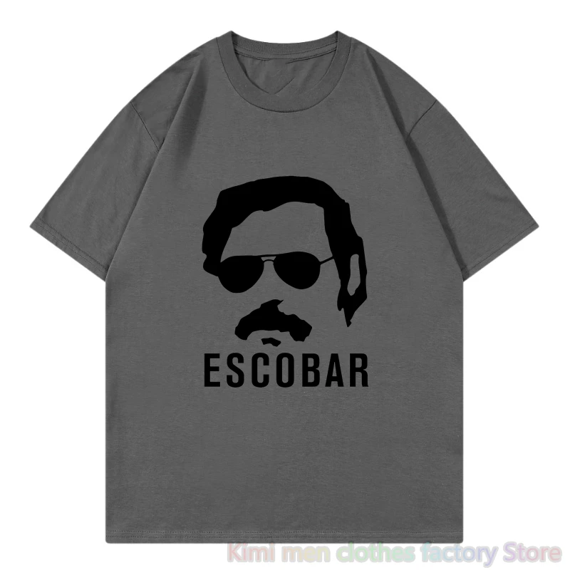 Pablo Escobar Printing Vintage Short Sleeve T Shirt Cotton Tees Summer New Men Fashion Oversized Streetwear Tops Tees T-Shirts
Pablo Escobar Printing Vintage Short Sleeve T Shirt Cotton Tees Summer New Men Fashion Oversized Streetwear Tops Tees T-Shirts