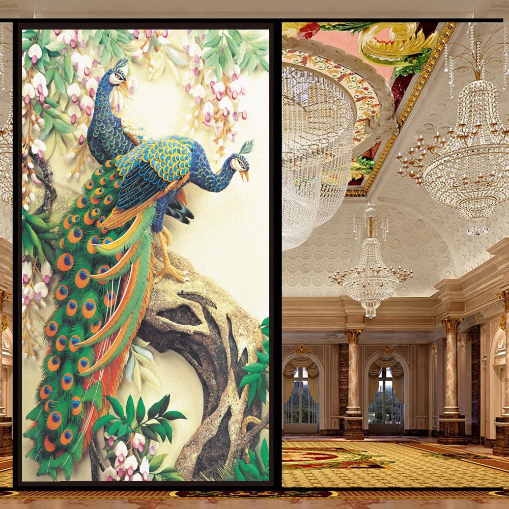 No Glue Static Cling Window Privacy Film Peacock Pattern Window Stickers Window Tint For Home
No Glue Static Cling Window Privacy Film Peacock Pattern Window Stickers Window Tint For Home