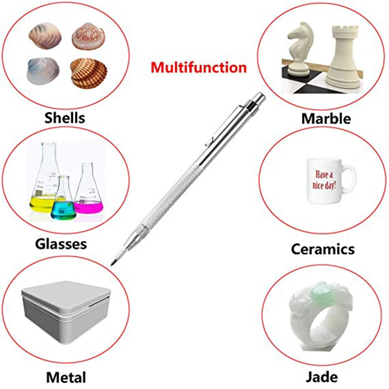Aluminum Carbide Scriber With Magnet Etching Engraving Penfor For Glass Ceramics Shells Marble Glasses Ceramics Metal Gemstone
Aluminum Carbide Scriber With Magnet Etching Engraving Penfor For Glass Ceramics Shells Marble Glasses Ceramics Metal Gemstone