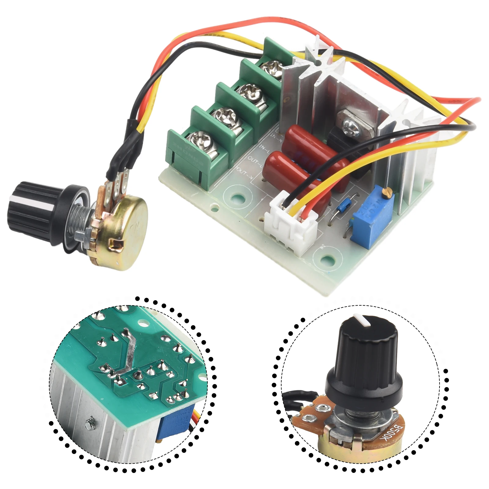 220V 2000W Motor Speed Controller SCR Voltage Regulator Dimmers Thermostat High Power Electronic Voltage Regulator Industrial
220V 2000W Motor Speed Controller SCR Voltage Regulator Dimmers Thermostat High Power Electronic Voltage Regulator Industrial