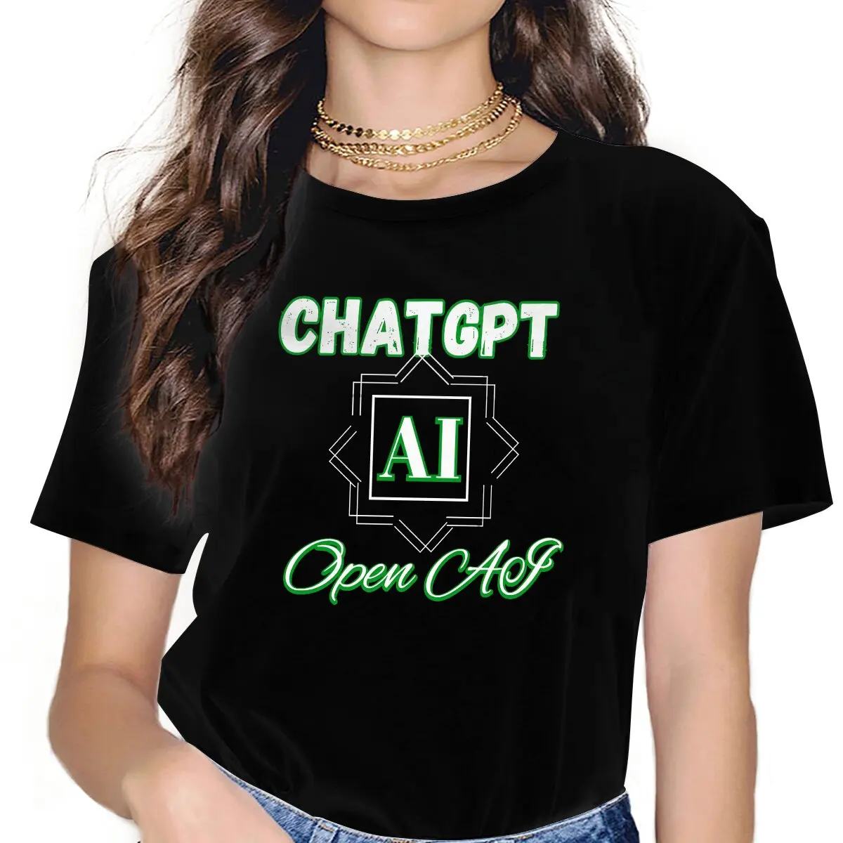 ChatGPT Open AI Design T Shirt Fashion Women's Tees Summer Harajuku Crewneck Polyester TShirt
ChatGPT Open AI Design T Shirt Fashion Women's Tees Summer Harajuku Crewneck Polyester TShirt