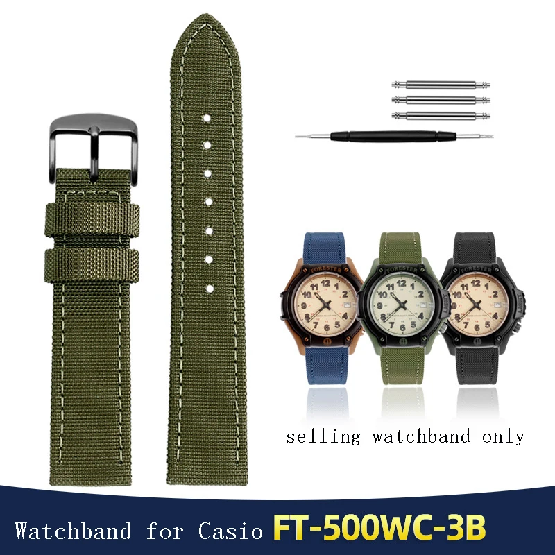 Водонепроницаемый холщовый ремешок для Casio Forester classic retro forest Men FT-500WC-3B/5B, нейлоновый ремешок, 19 мм, браслеты для наручных часов
Водонепроницаемый холщовый ремешок для Casio Forester classic retro forest Men FT-500WC-3B/5B, нейлоновый ремешок, 19 мм, браслеты для наручных часов
