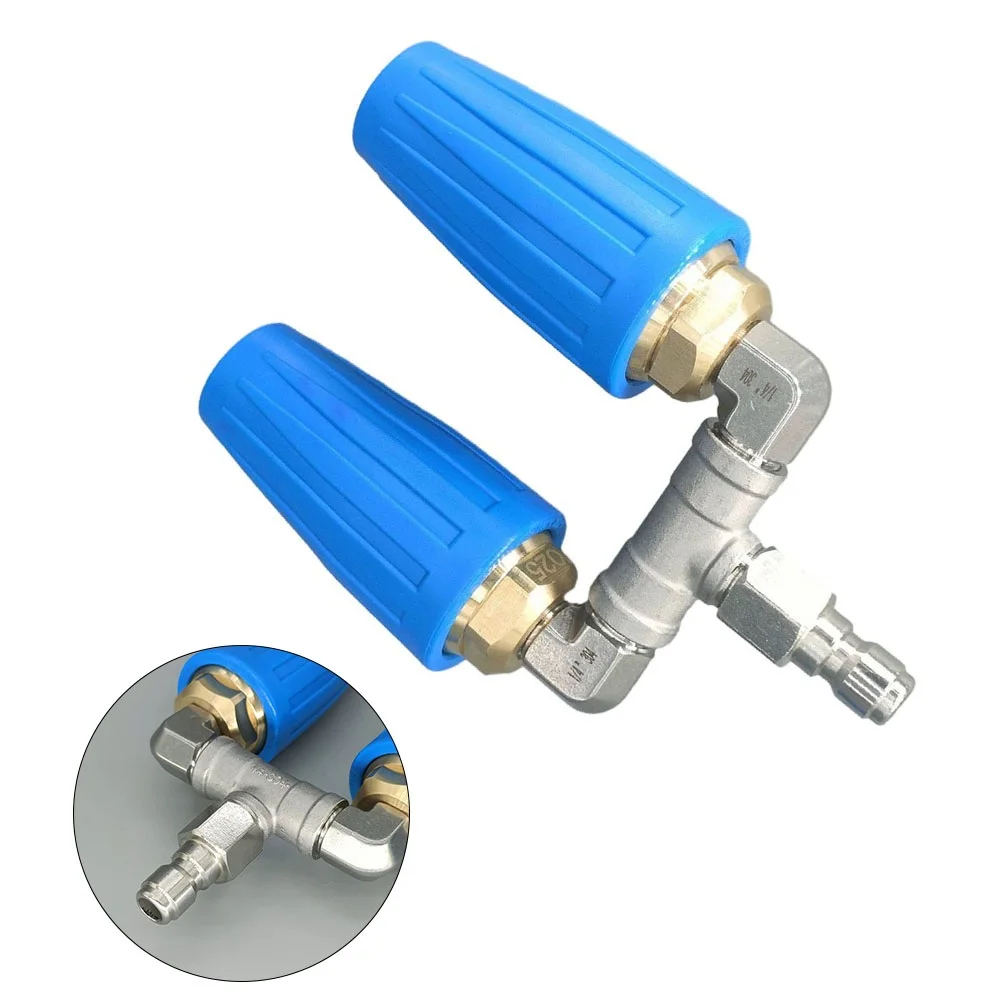 T50 High Pressure Washer Rotating Dual Turbo Nozzle Spray Tip1/4" 4000PSI 4-6GPM Replacement Nozzle Spray Tip Garden Cleaning
T50 High Pressure Washer Rotating Dual Turbo Nozzle Spray Tip1/4" 4000PSI 4-6GPM Replacement Nozzle Spray Tip Garden Cleaning