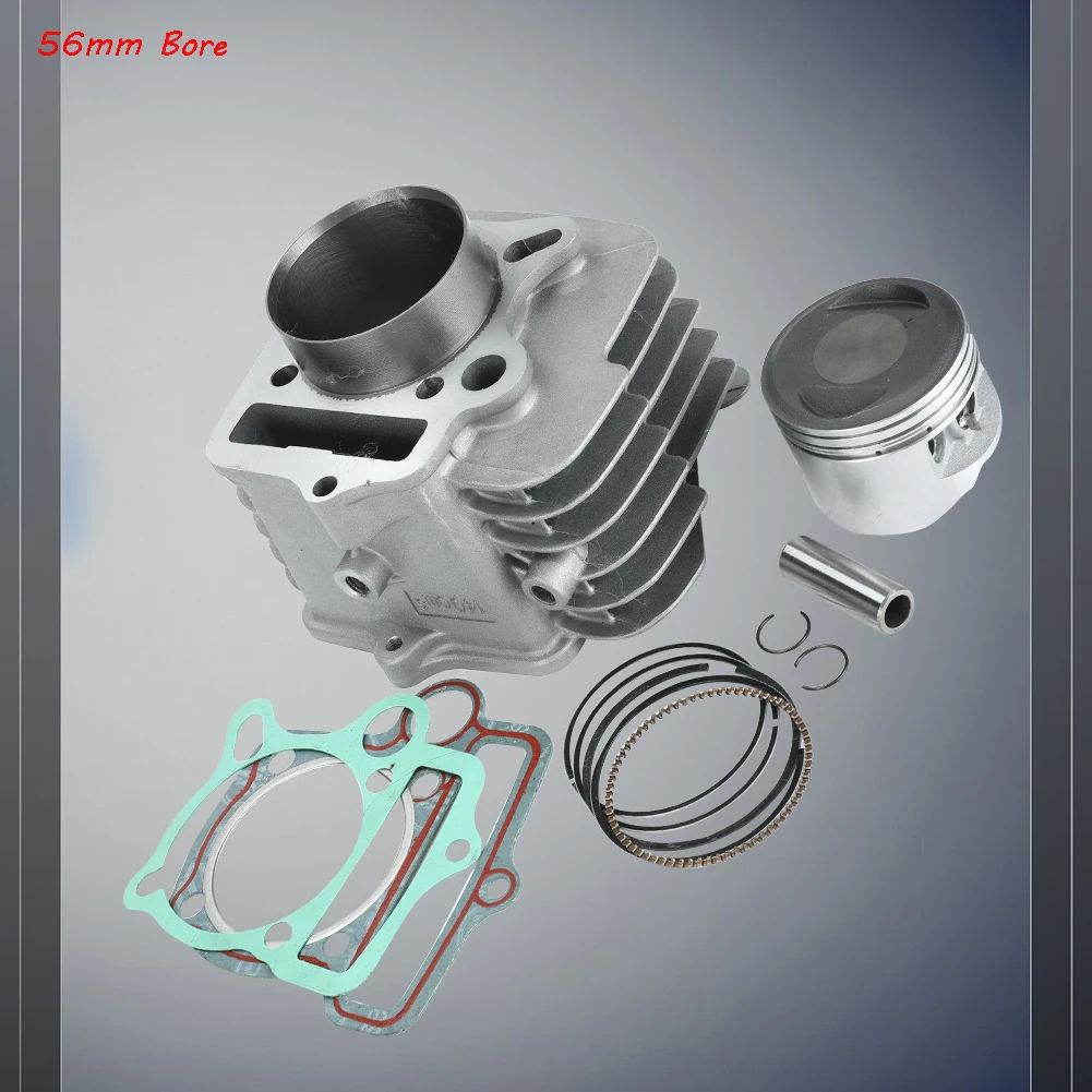 

Motorcycle Cylinder Body Piston Ring Gasket Kit For 56mm Bore YinXiang YX 140 140cc Horizontal Engine Dirt Pit Bike ATV Parts