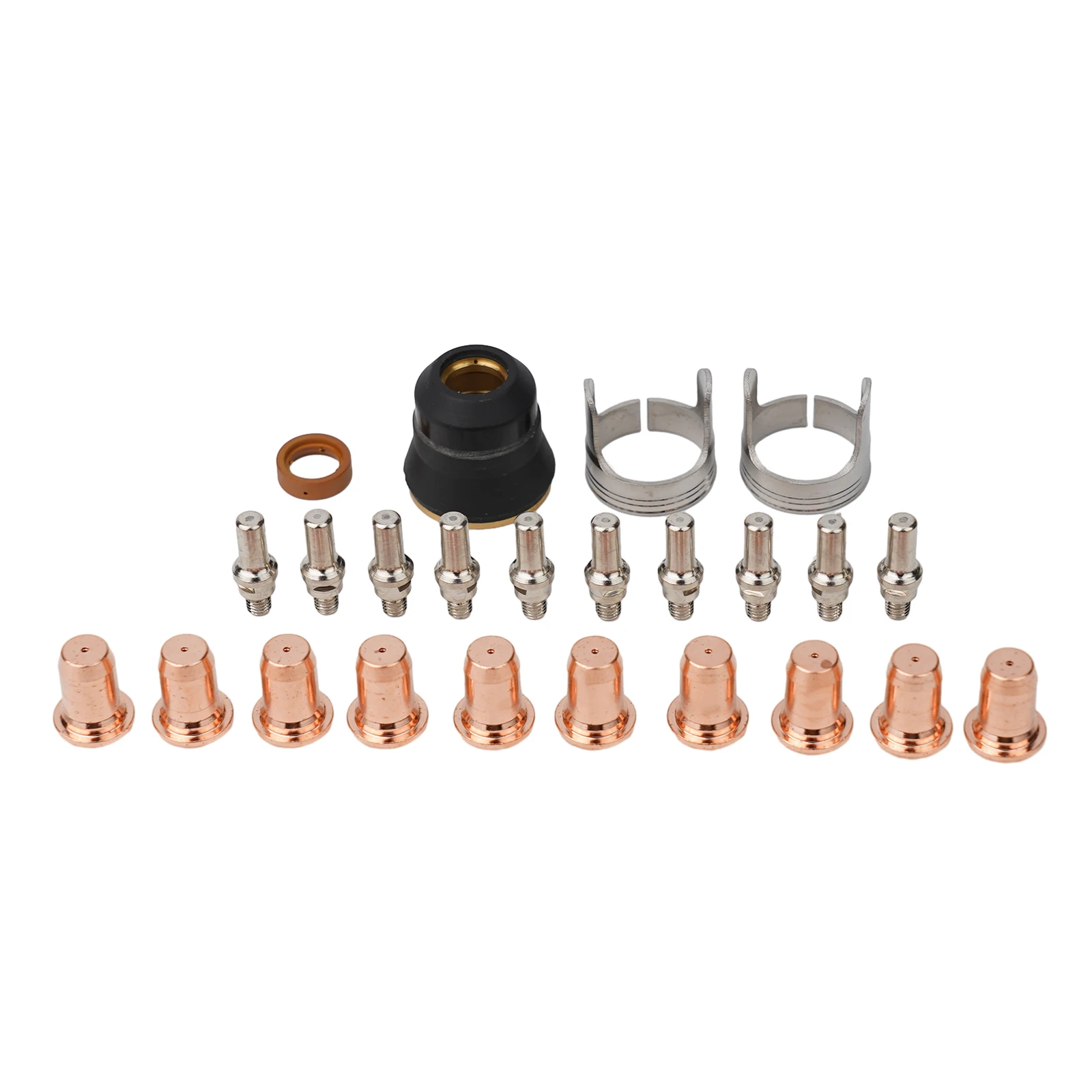 Parts Plasma Cutter Torch Swirl Ring Electrodes Nozzle Tips Shield Cup Stand-Off Guide For PT-60 Brand New High Quality
Parts Plasma Cutter Torch Swirl Ring Electrodes Nozzle Tips Shield Cup Stand-Off Guide For PT-60 Brand New High Quality
