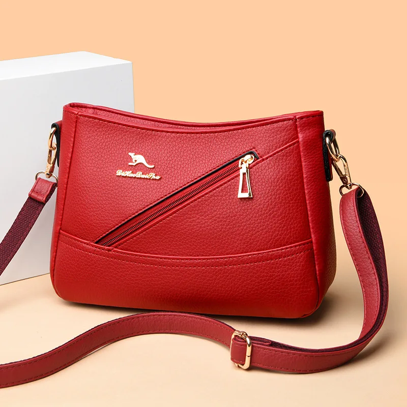 

New women's bag with high-end feel, middle-aged mother's bag with large capacity, underarm bag, single shoulder crossbody bag