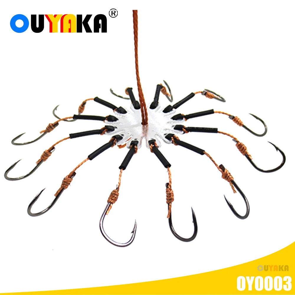 

High Carbon Steel Explosion String Hook 2pcs/lot Carbon Steel Prevent Winding PE Lines With Hose Fishinghook Pesca Accesorios
