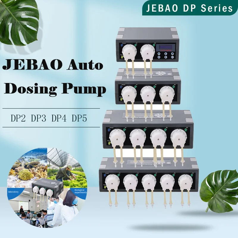 

Jebao DP2 DP3 DP4 DP5 фотонасос перистальтическая многоголовочная Автоматическая Точная рифовая машина для аквариума кораллового цвета