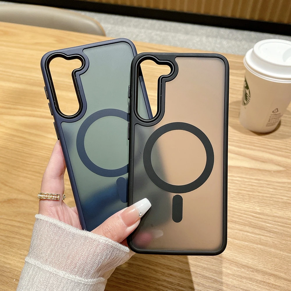 For Magnetic Wireless Charging Phone Case For Samsung Galaxy S23 S22 Ultra Plus TPU Bumper Matte Plastic Back Cover
For Magnetic Wireless Charging Phone Case For Samsung Galaxy S23 S22 Ultra Plus TPU Bumper Matte Plastic Back Cover