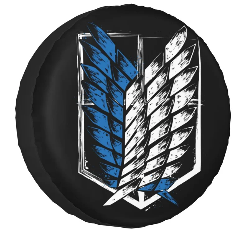 

Attack On Titan Spare Tire Cover Bag Pouch for Jeep Hummer Wings of Freedom Dust-Proof Car Wheel Covers 14" 15" 16" 17"