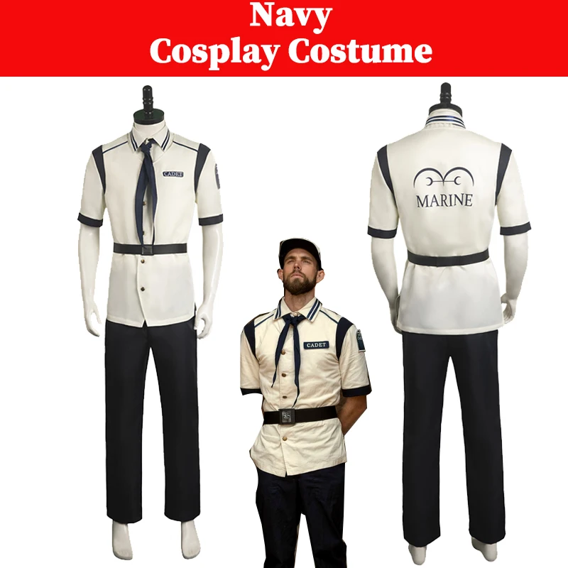 Navy Cosplay Short Sleeve Costume TV Live On One Cos Piece Disguise Men Outfits Adult Male Halloween Carnival Roleplay Suit
Navy Cosplay Short Sleeve Costume TV Live On One Cos Piece Disguise Men Outfits Adult Male Halloween Carnival Roleplay Suit