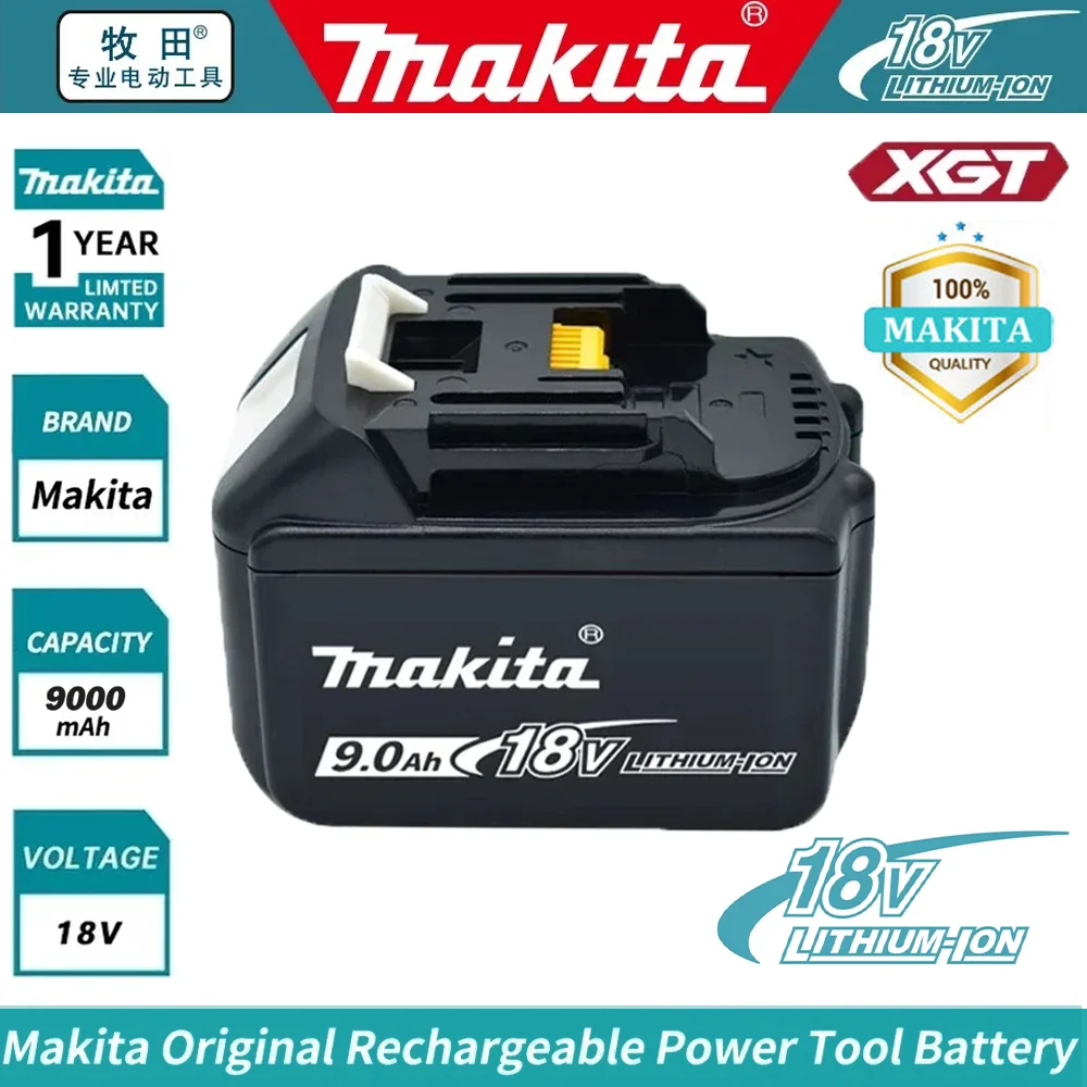 Makita 18V Battery 9AH 6AH 2AH Li-ion Replacement LXT BL1860B BL1860 BL1850 BL1830 DHP482RFX9 BL1815 LXT400 for Cordless Drills
Makita 18V Battery 9AH 6AH 2AH Li-ion Replacement LXT BL1860B BL1860 BL1850 BL1830 DHP482RFX9 BL1815 LXT400 for Cordless Drills