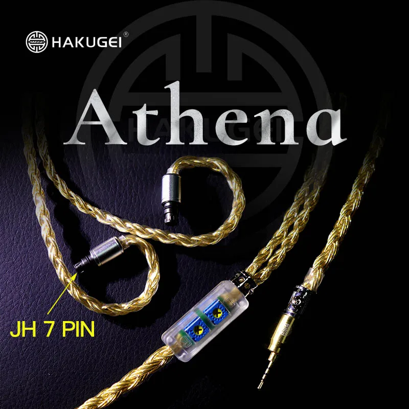HAKUGEI Athena.JH 7pin Low Frequency Band Regulation Gold Silver Copper Alloy Mixed Hybrid 4.4 3.5 2.5
HAKUGEI Athena.JH 7pin Low Frequency Band Regulation Gold Silver Copper Alloy Mixed Hybrid 4.4 3.5 2.5