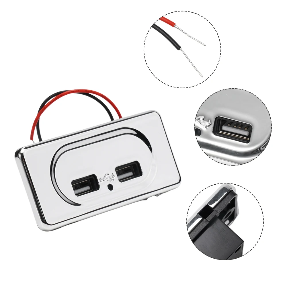 1X 12V Dual USB Ports Socket Charger Charging For Camper Caravan Motorhome ABS Charger 3.1A High Quality Camper Accessories
1X 12V Dual USB Ports Socket Charger Charging For Camper Caravan Motorhome ABS Charger 3.1A High Quality Camper Accessories