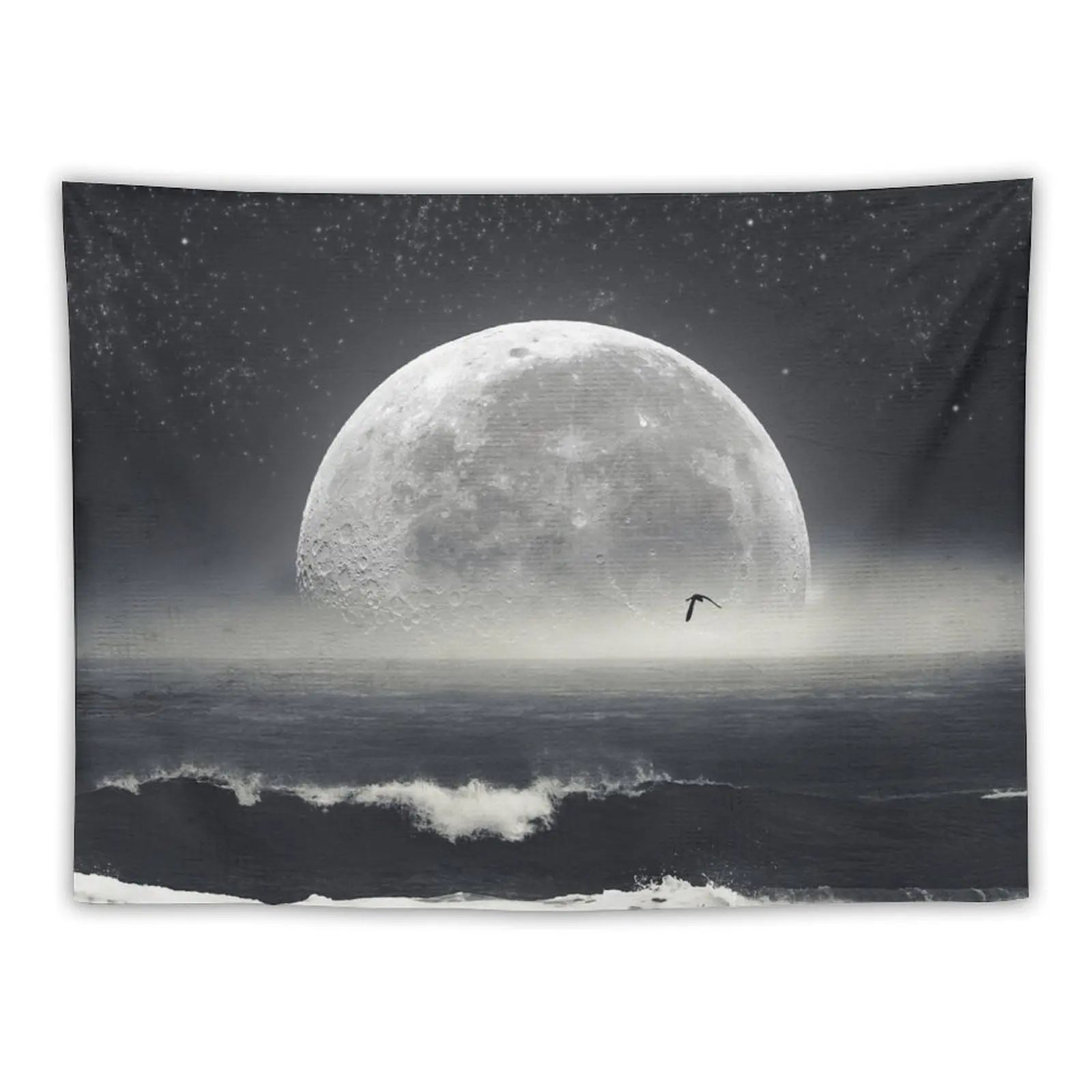 Nocturnal Wave - Ocean Waves and Moon Tapestry Art Mural Wall Carpet Decorative Wall Murals Room Decorating Aesthetic Tapestry
Nocturnal Wave - Ocean Waves and Moon Tapestry Art Mural Wall Carpet Decorative Wall Murals Room Decorating Aesthetic Tapestry